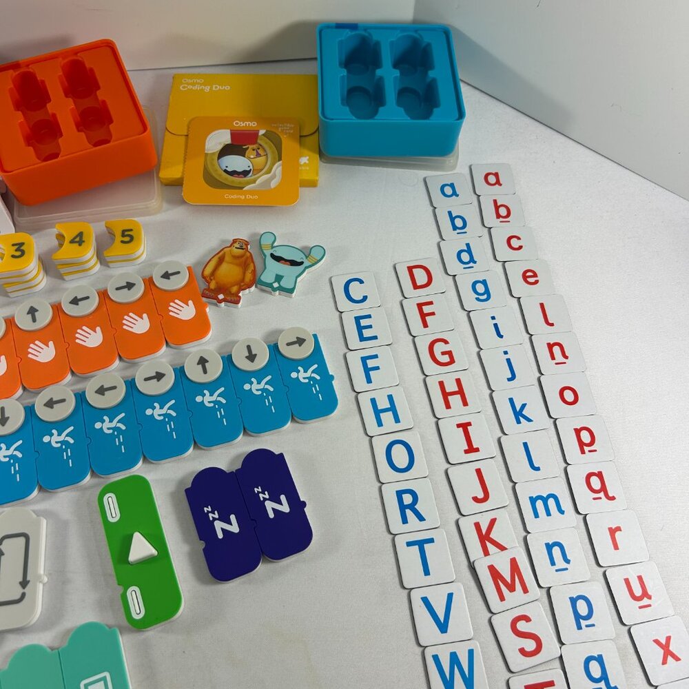 Mixed Osmo Learning Lot Incomplete Letters Numbers & More - Picture 6 of 8